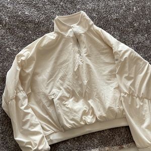 Alo fleece lined windbreaker